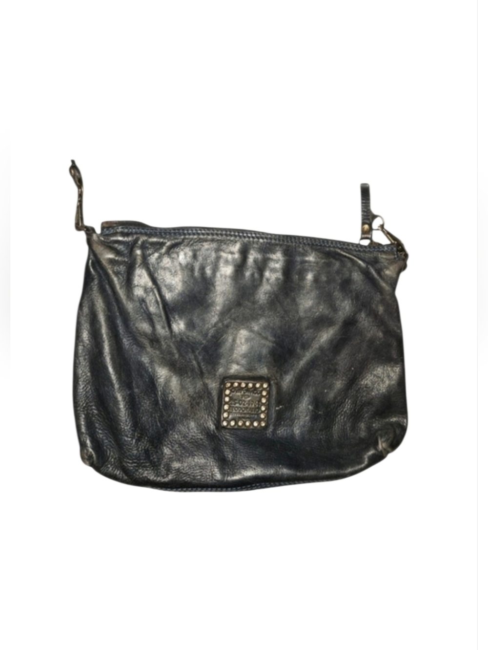 Campomaggi Leather Perforated Crossbody Bag